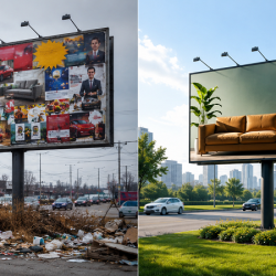 Les erreurs qui rendent un panneau publicitaire invisible