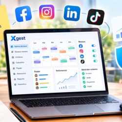 Tableau de bord Xgest pour gérer plusieurs réseaux sociaux