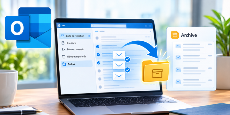 archiver un mail Outlook