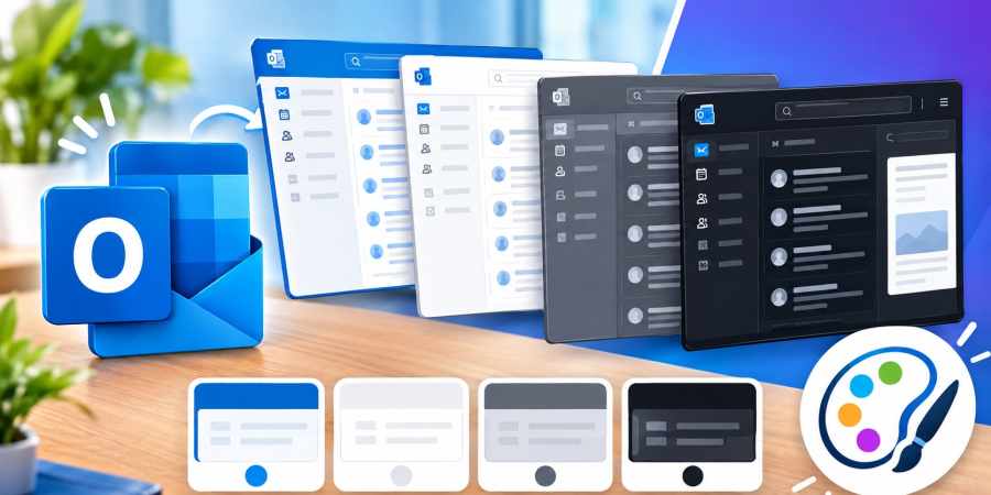 changer la couleur du thème Outlook