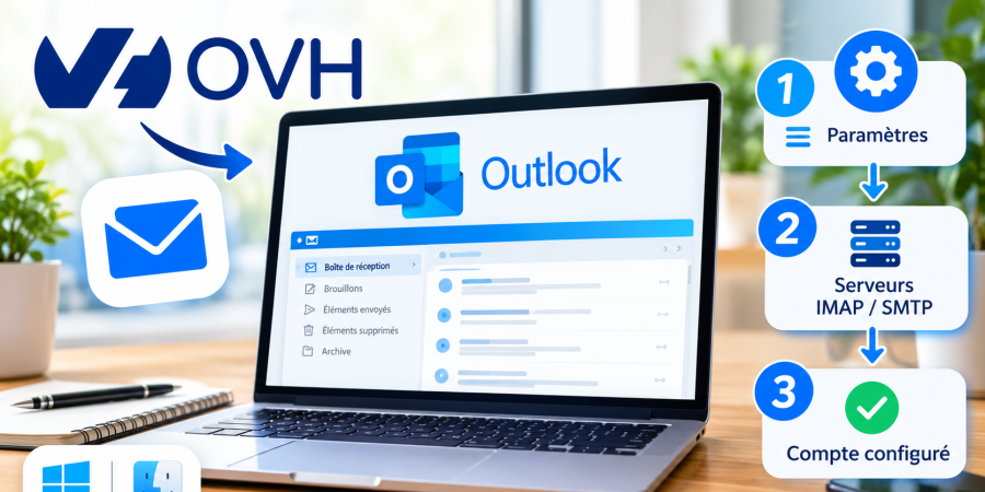 Configurer Outlook avec OVH en 3 étapes