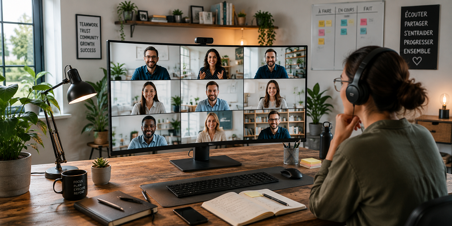 Créer une communauté de travail en ligne efficace
