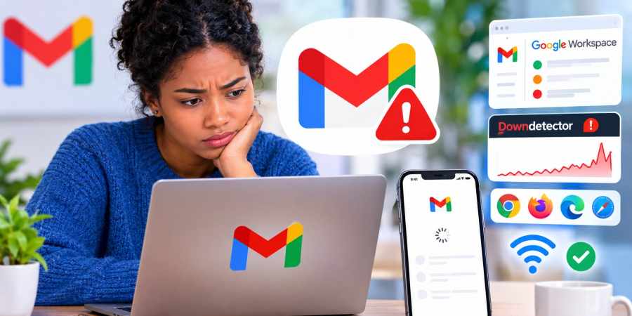 Gmail est en panne