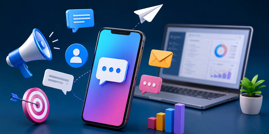 Meilleures plateformes envoi SMS professionnels en ligne