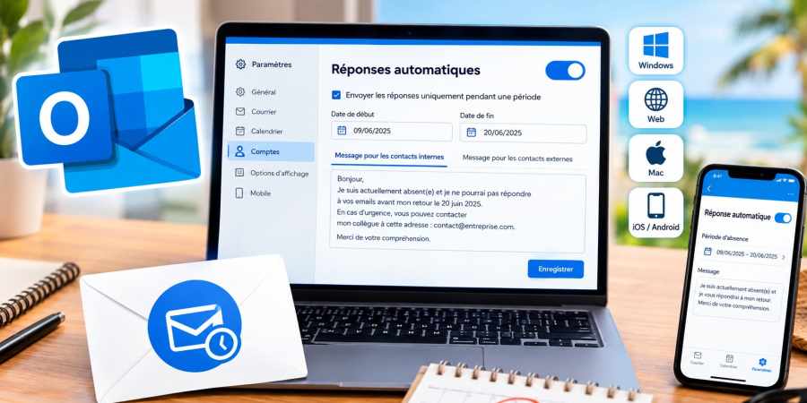 Reponses automatiques Outlook