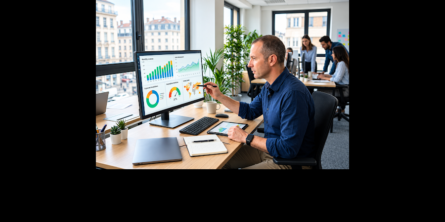 Tableau de bord de gestion PME