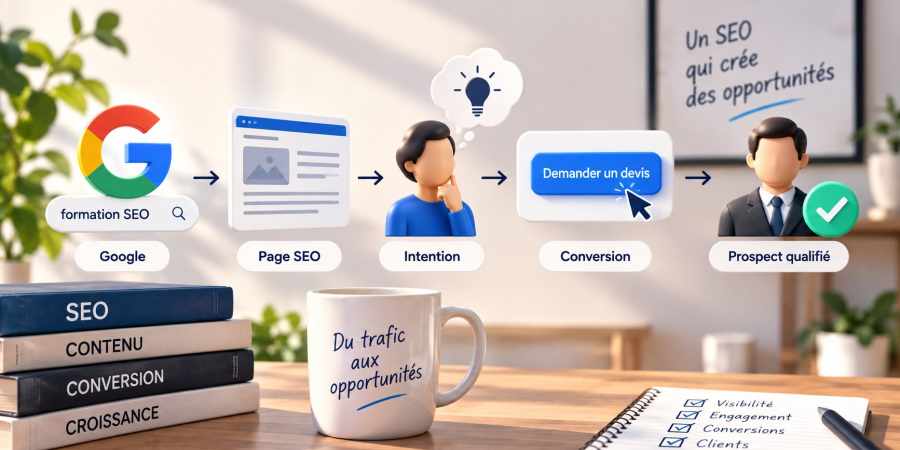 trafic SEO en prospects