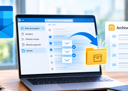 archiver un mail Outlook