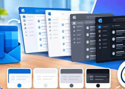 changer la couleur du thème Outlook