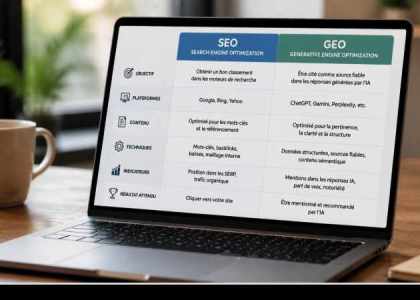 Différences entre GEO et SEO