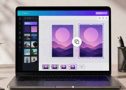 dupliquer une page sur Canva