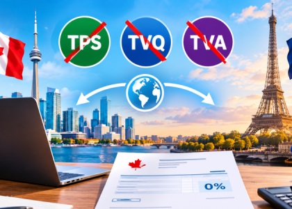 Freelance canadien facturant la France