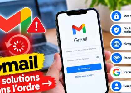 problème de connexion Gmail