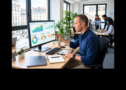 Tableau de bord de gestion PME