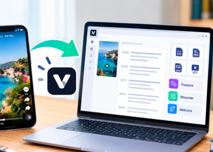 transcrire vos vidéos TikTok