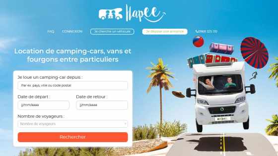 Hapee – Plateforme de location de camping-cars