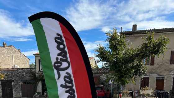 PASTA CISCA - Drapeau publicitaire